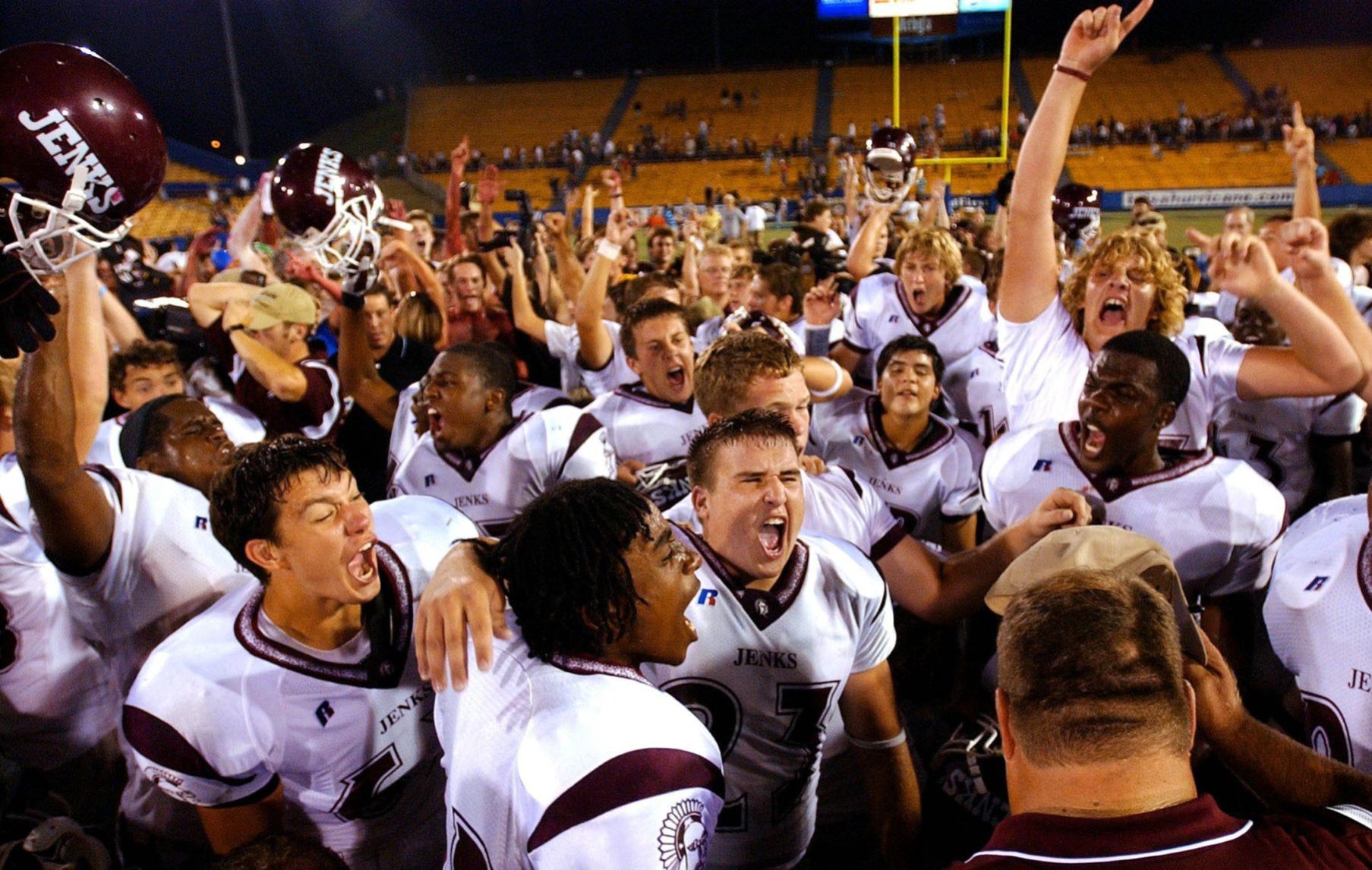 Sept. 8, 2005: Jenks 48, Union 44 (Backyard Bowl)